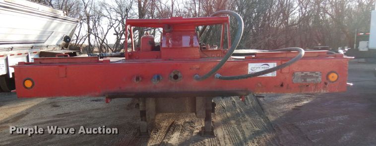 image for item DJ6052 1999 Ledwell drop deck equipment trailer