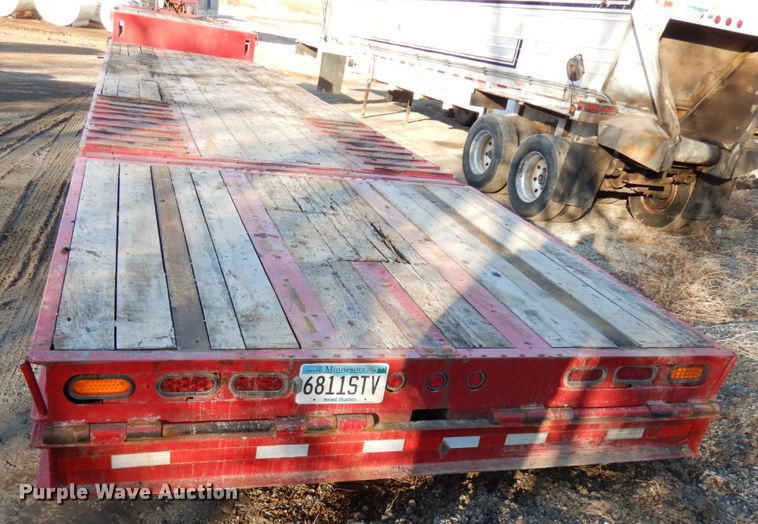 image for item DJ6052 1999 Ledwell drop deck equipment trailer