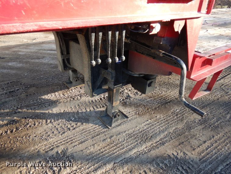 image for item DJ6052 1999 Ledwell drop deck equipment trailer