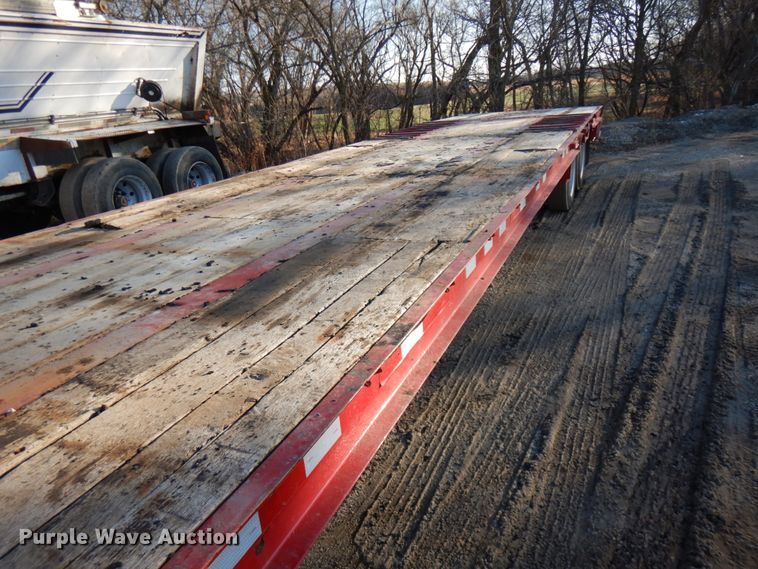 image for item DJ6052 1999 Ledwell drop deck equipment trailer