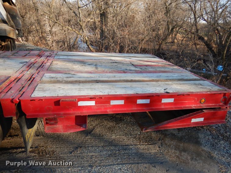 image for item DJ6052 1999 Ledwell drop deck equipment trailer