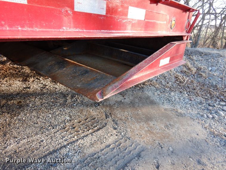 image for item DJ6052 1999 Ledwell drop deck equipment trailer