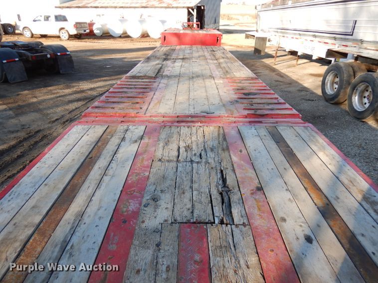 image for item DJ6052 1999 Ledwell drop deck equipment trailer