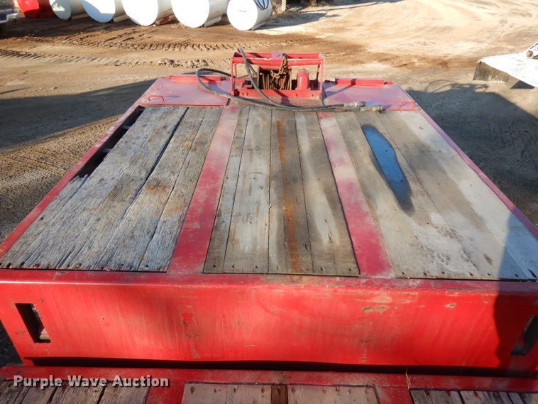 image for item DJ6052 1999 Ledwell drop deck equipment trailer