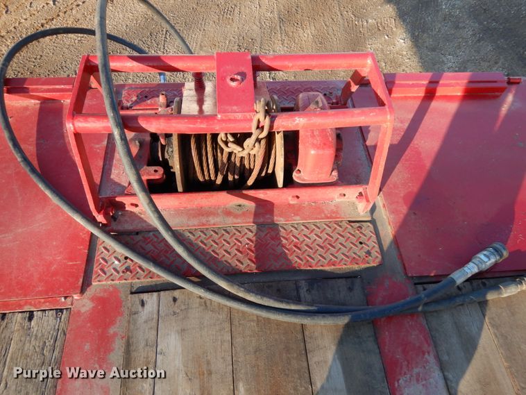 image for item DJ6052 1999 Ledwell drop deck equipment trailer