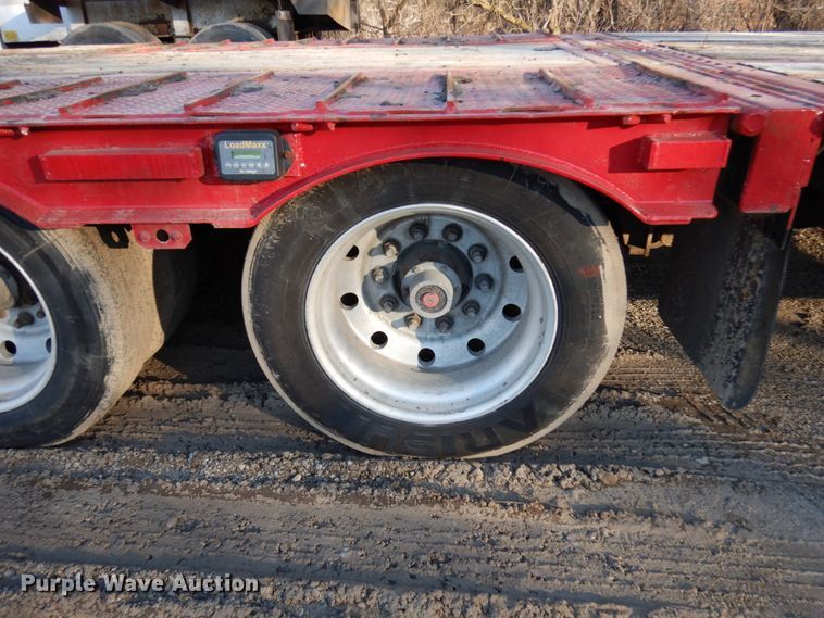 image for item DJ6052 1999 Ledwell drop deck equipment trailer