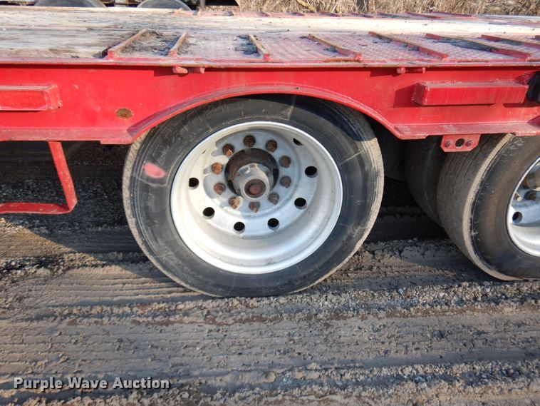image for item DJ6052 1999 Ledwell drop deck equipment trailer