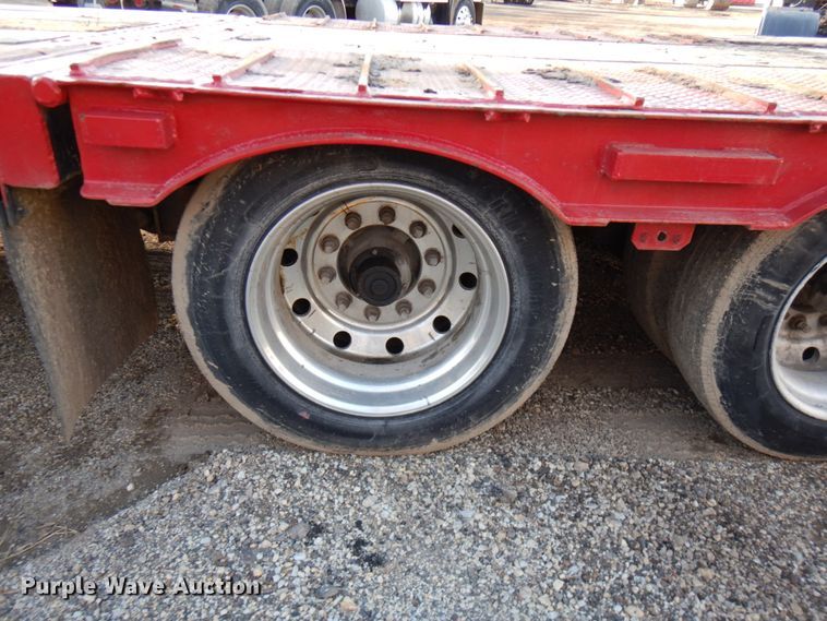 image for item DJ6052 1999 Ledwell drop deck equipment trailer