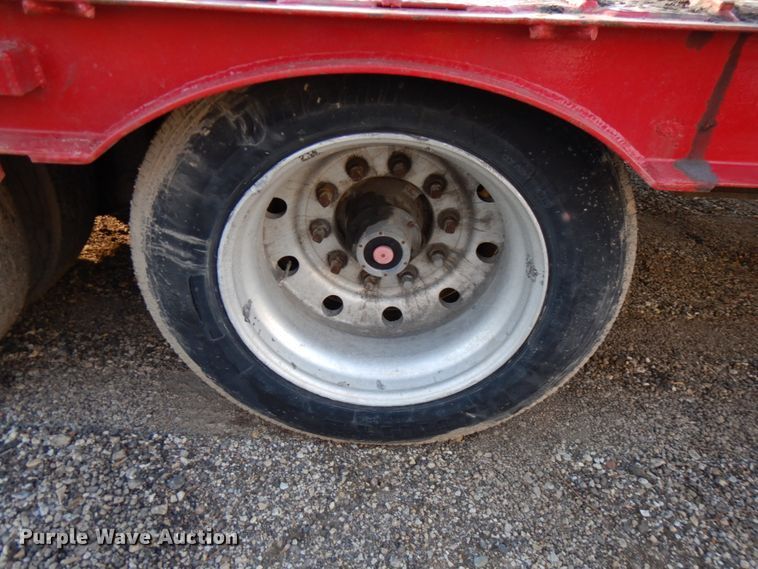 image for item DJ6052 1999 Ledwell drop deck equipment trailer