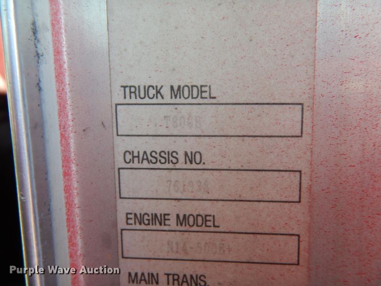 image for item DJ6732 1998 Kenworth T800B  semi truck