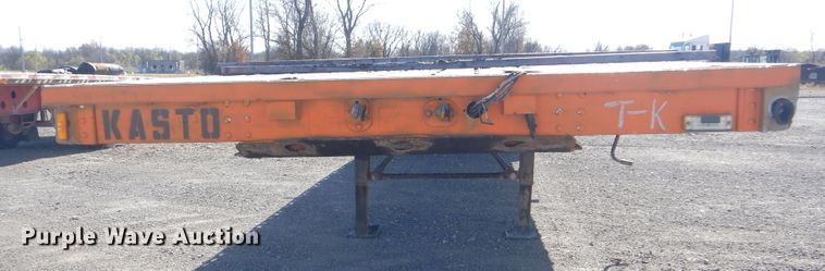 image for item DJ8524 2006 Wilson CF900 flatbed trailer