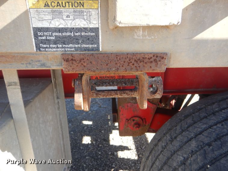 image for item DJ8524 2006 Wilson CF900 flatbed trailer