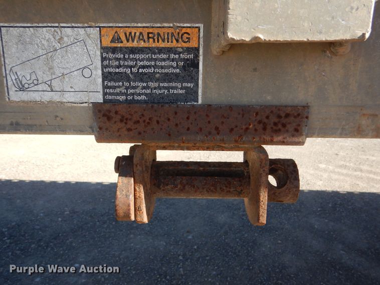 image for item DJ8524 2006 Wilson CF900 flatbed trailer