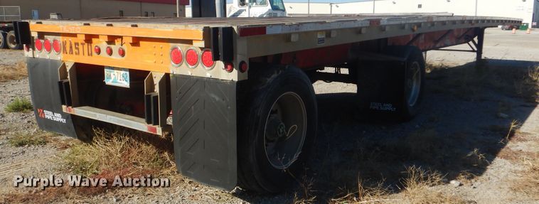 image for item DJ8525 2006 Wilson CF900 flatbed trailer