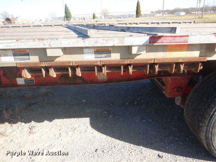 image for item DJ8525 2006 Wilson CF900 flatbed trailer