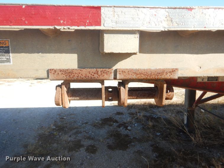 image for item DJ8525 2006 Wilson CF900 flatbed trailer