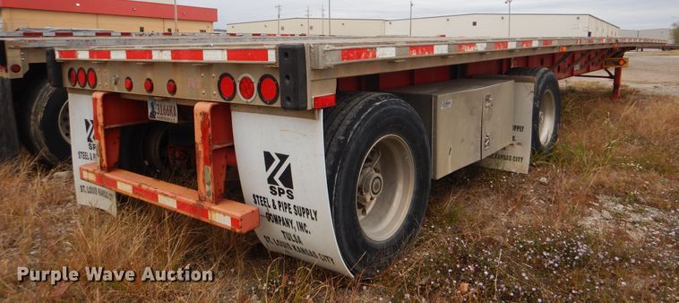 image for item DJ8536 2006 Transcraft Eagle NW2 flatbed trailer