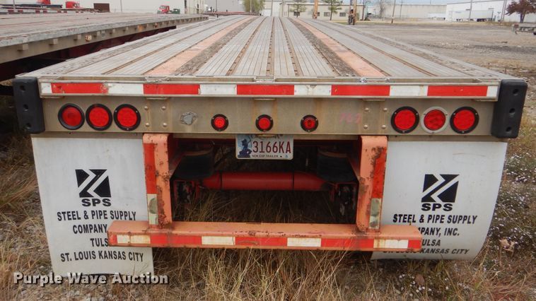 image for item DJ8536 2006 Transcraft Eagle NW2 flatbed trailer