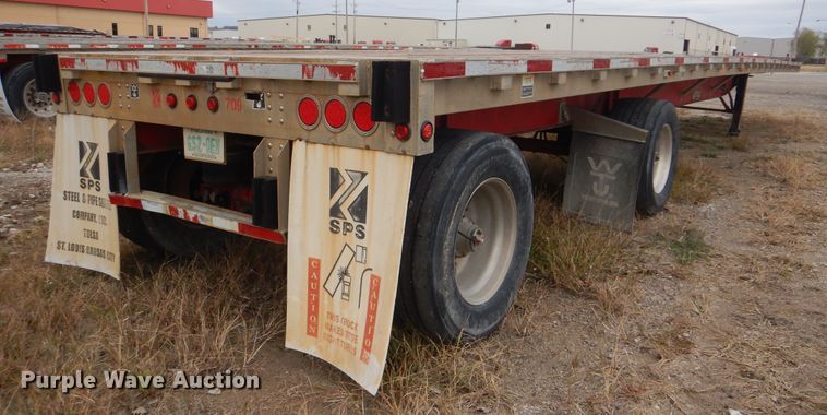 image for item DJ8537 2006 Wilson CF900 flatbed trailer