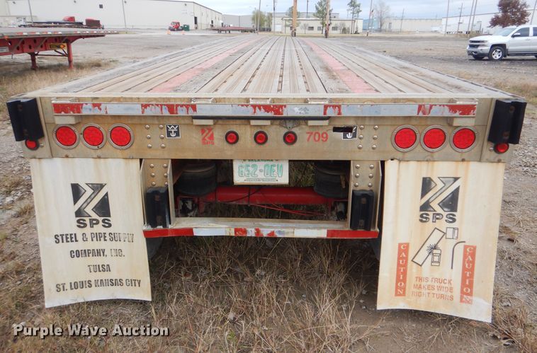 image for item DJ8537 2006 Wilson CF900 flatbed trailer