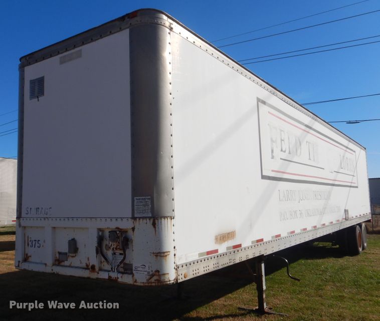 image for item DJ8551 1987 Fruehauf FPX-F2-48 dry van trailer