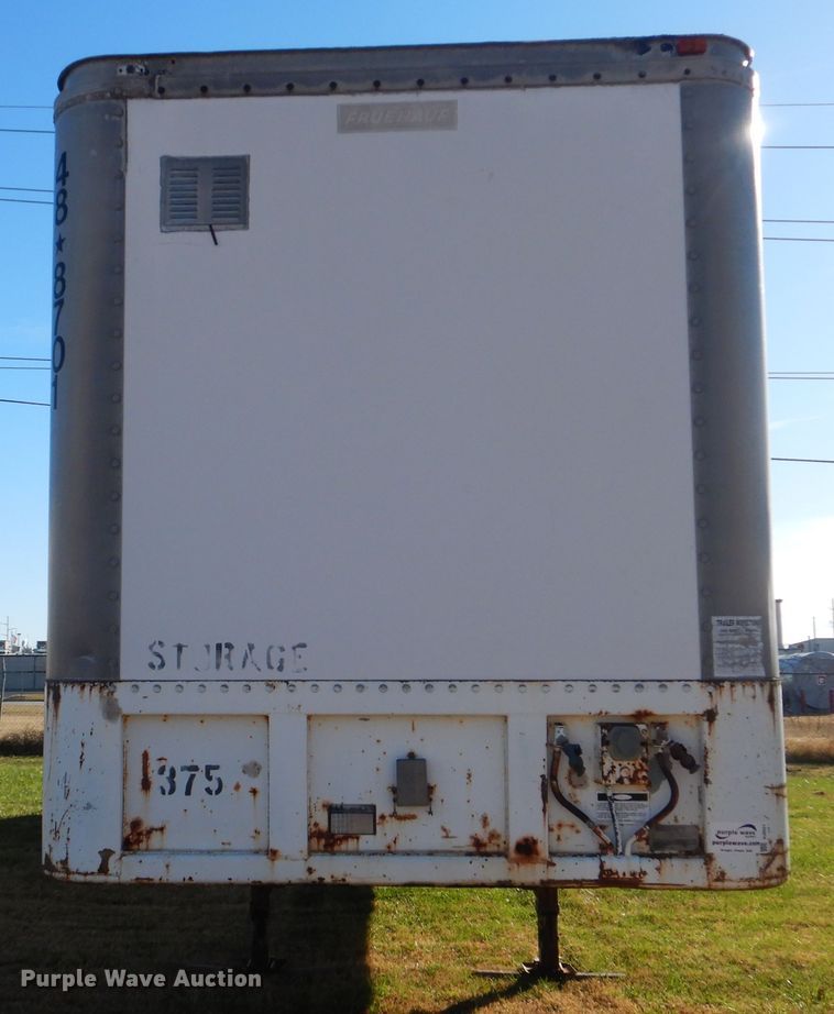 image for item DJ8551 1987 Fruehauf FPX-F2-48 dry van trailer