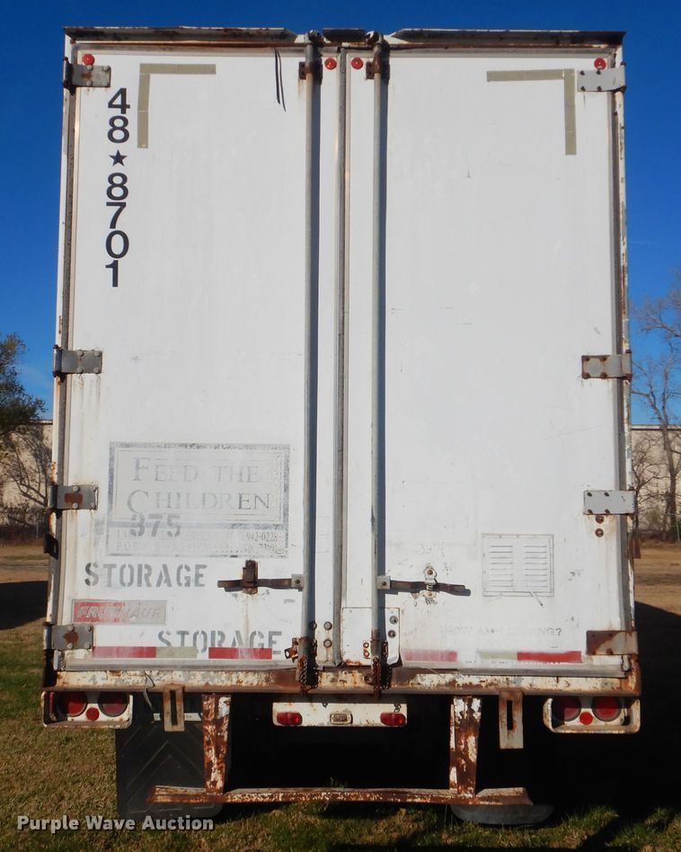 image for item DJ8551 1987 Fruehauf FPX-F2-48 dry van trailer
