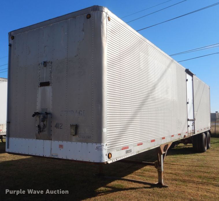 image for item DJ8552 1962 Fruehauf VB6-R2-40 dry van trailer