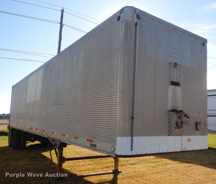 image for item DJ8552 1962 Fruehauf VB6-R2-40 dry van trailer