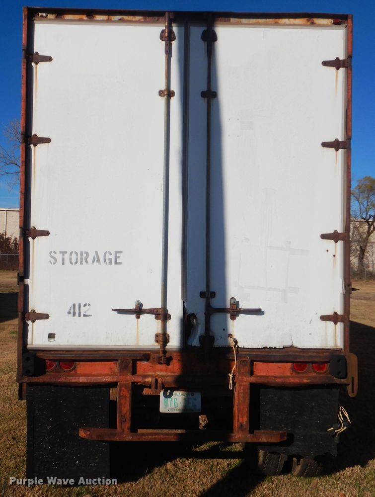 image for item DJ8552 1962 Fruehauf VB6-R2-40 dry van trailer