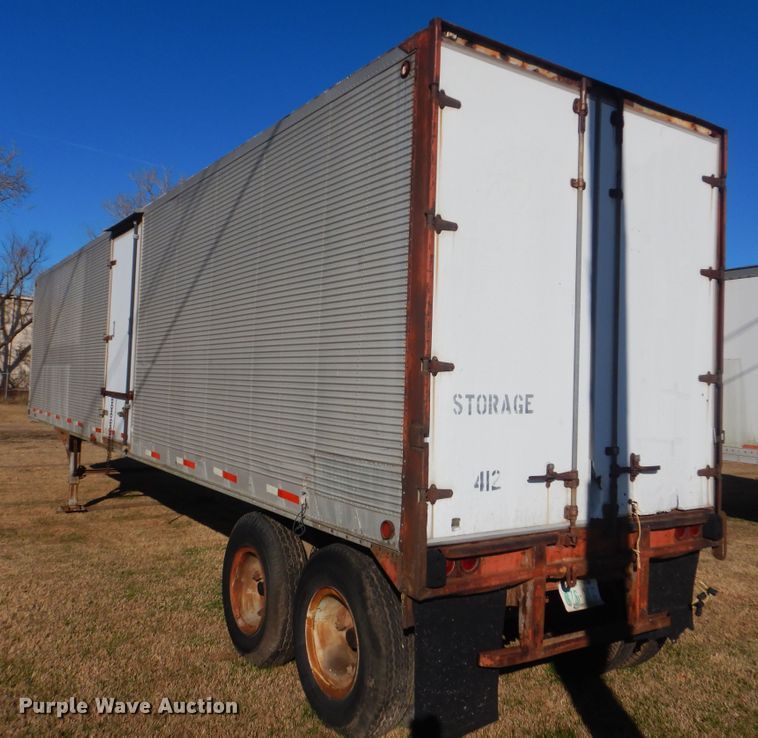 image for item DJ8552 1962 Fruehauf VB6-R2-40 dry van trailer