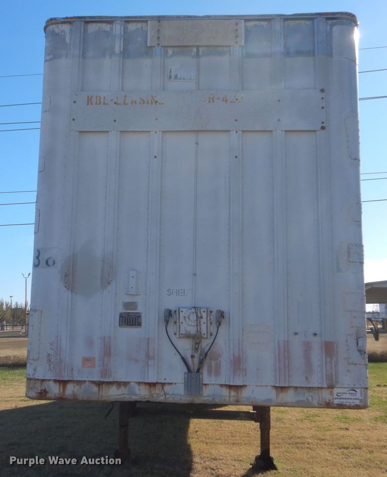 image for item DJ8554 1969 Fruehauf dry van trailer