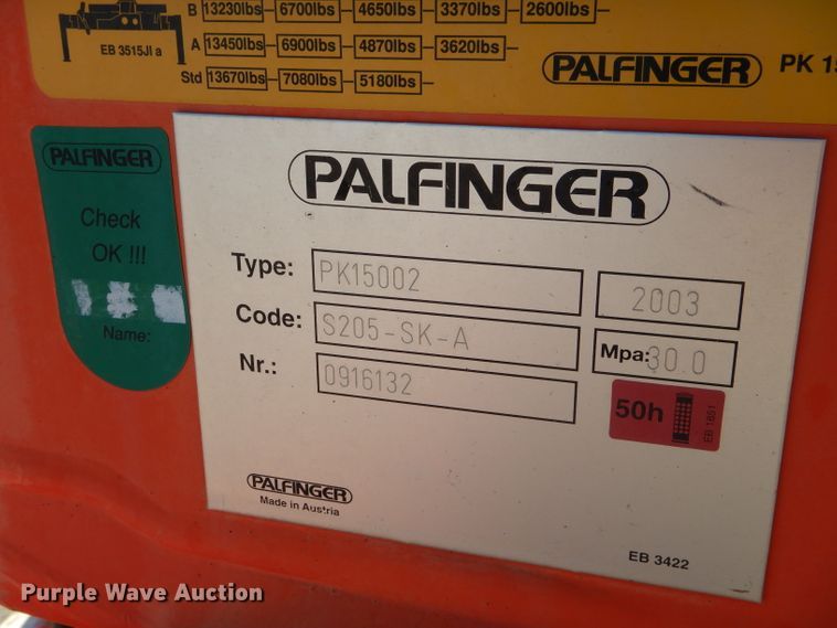 image for item DJ8811 2004 Freightliner Business Class M2  crane truck