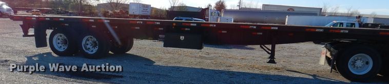 image for item DY9642 2007 Lufkin FL-II-ST flatbed trailer