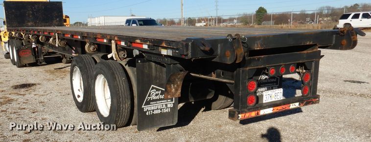image for item DY9642 2007 Lufkin FL-II-ST flatbed trailer