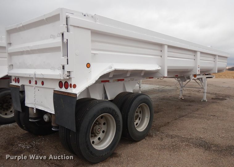 image for item EY9064 1999 Lufkin ULDII-38 end dump trailer