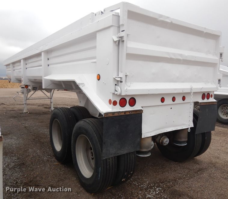 image for item EY9064 1999 Lufkin ULDII-38 end dump trailer