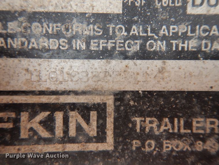 image for item EY9064 1999 Lufkin ULDII-38 end dump trailer