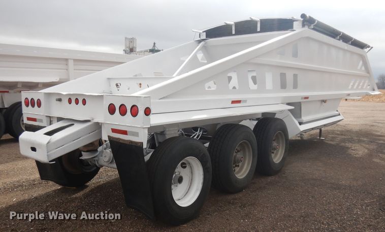 image for item EY9065 1995 Trail King TK54BDU-433 bottom dump trailer