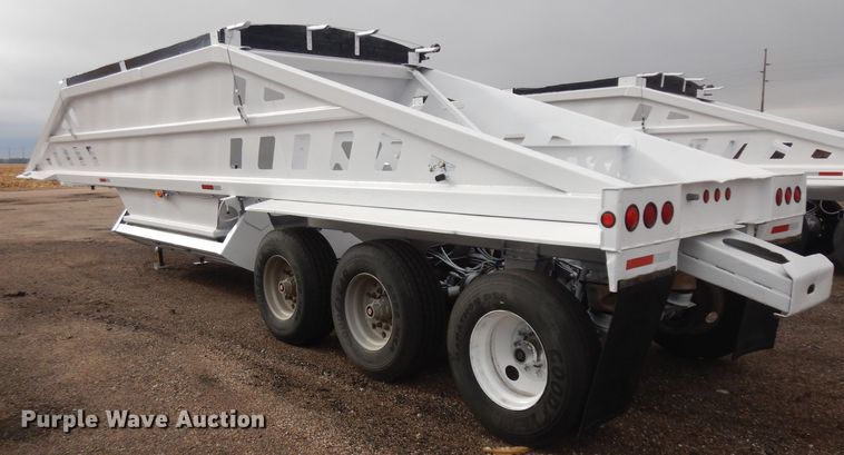 image for item EY9065 1995 Trail King TK54BDU-433 bottom dump trailer