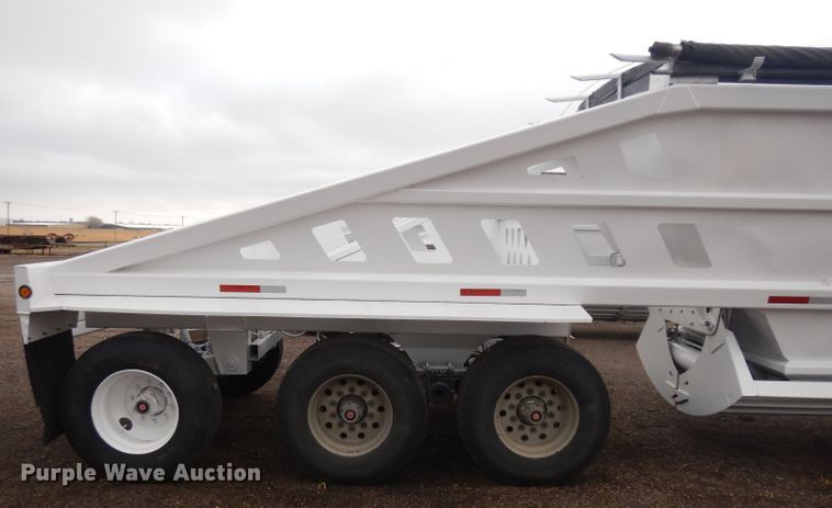image for item EY9066 1994 Trail King TK54BDU-433 bottom dump trailer