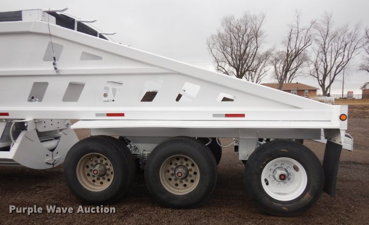 image for item EY9066 1994 Trail King TK54BDU-433 bottom dump trailer