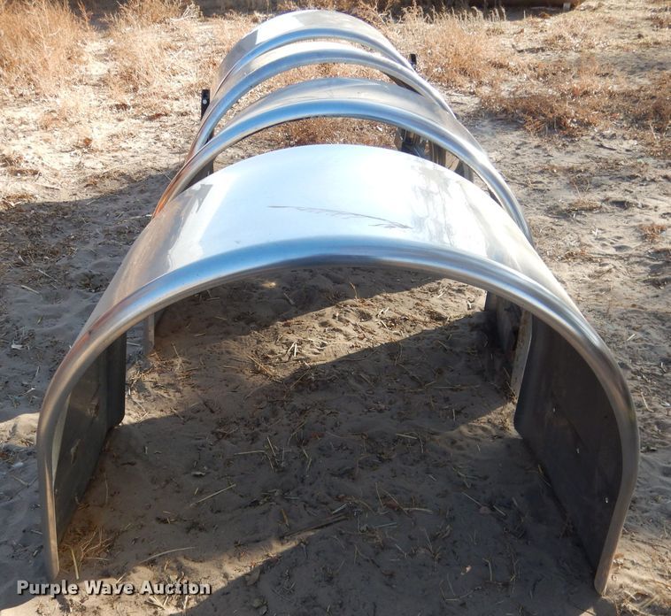 image for item FA9451 (4) Kenworth stainless steel truck fenders