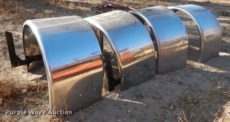 image for item FA9451 (4) Kenworth stainless steel truck fenders