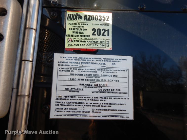 image for item GK9609 2012 Peterbilt 389  semi truck