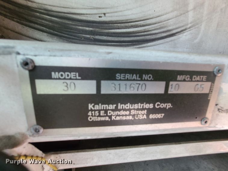 image for item GY9652 2005 Kalmar 30  yard truck