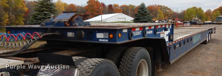 image for item HD9047 2007 Trail-Eze TE80HT drop deck equipment trailer
