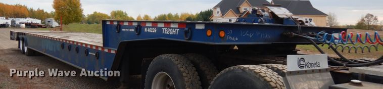 image for item HD9047 2007 Trail-Eze TE80HT drop deck equipment trailer