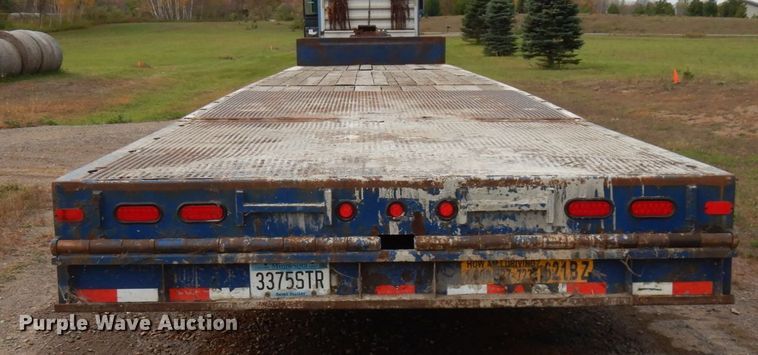 image for item HD9047 2007 Trail-Eze TE80HT drop deck equipment trailer