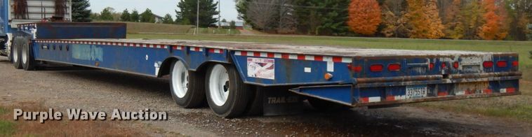 image for item HD9047 2007 Trail-Eze TE80HT drop deck equipment trailer
